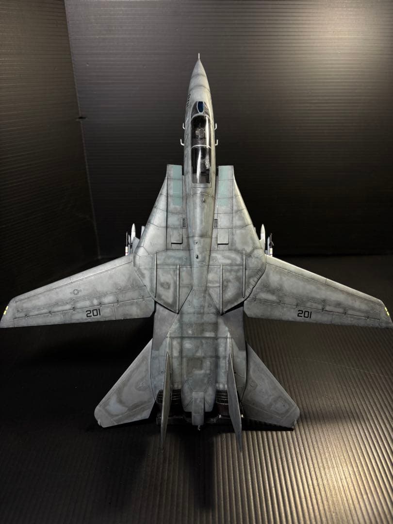 F14A トムキャット　ロービジ仕様　1/72 プラモデル完成作品