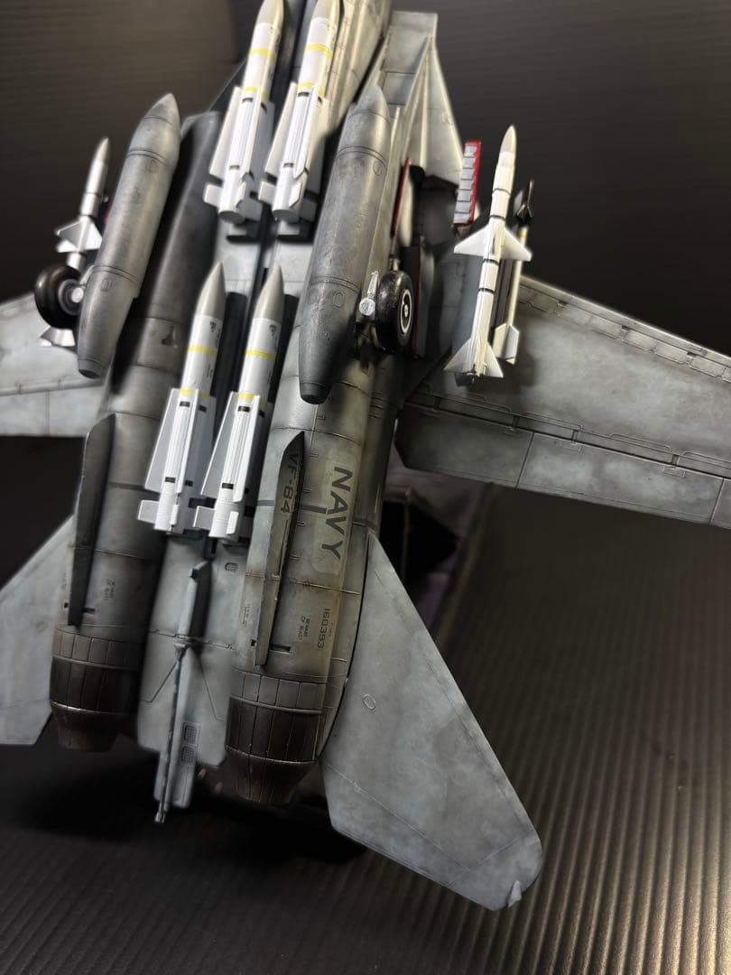 F14A トムキャット　ロービジ仕様　1/72 プラモデル完成作品