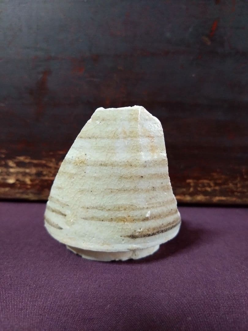 美濃 青織部 志野織部 黄瀬戸 筒向付 陶片