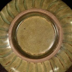 宋代耀州窯彫刻花鳥図版箱