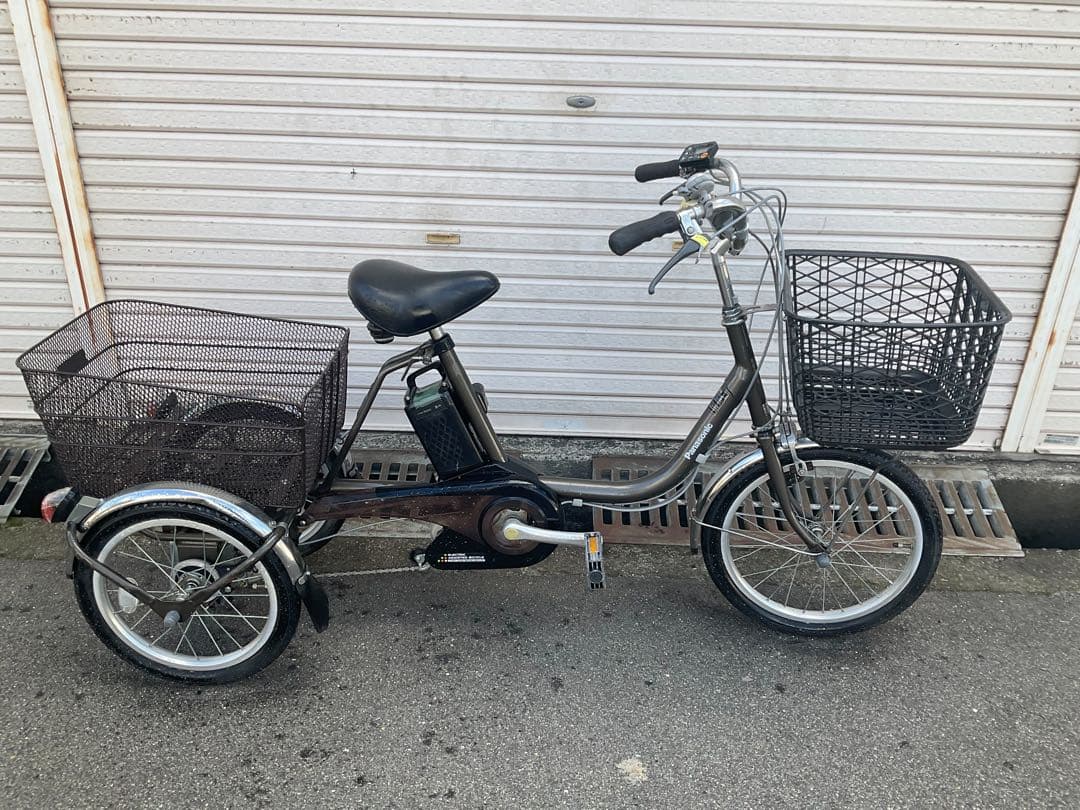 パナソニック最新機種電動アシスト自転車vivi LIFE3輪車前18後16インチ