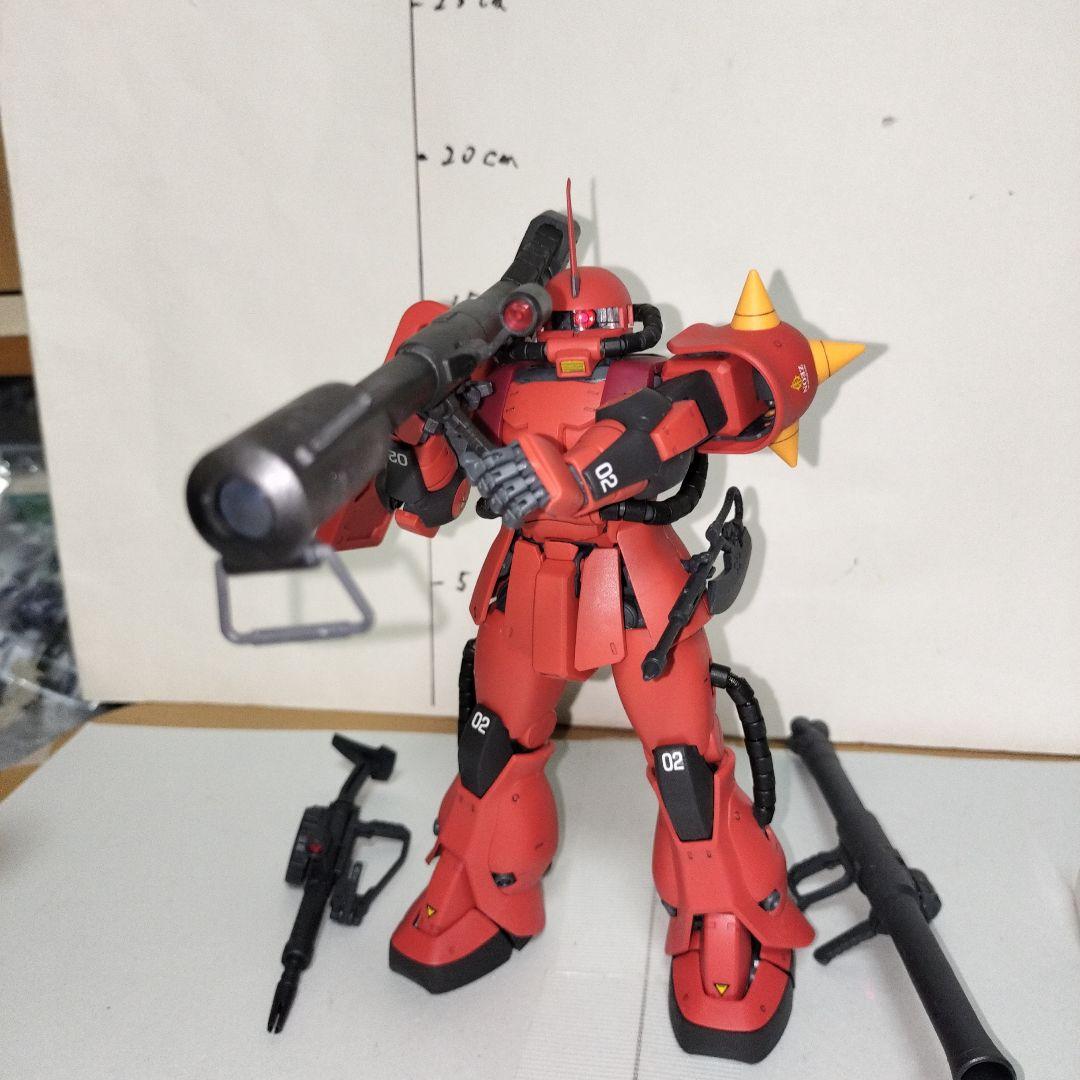 MG1/100 ジョニー・ライデン専用ザクⅡver2.0 塗装完成品 ガンプラ