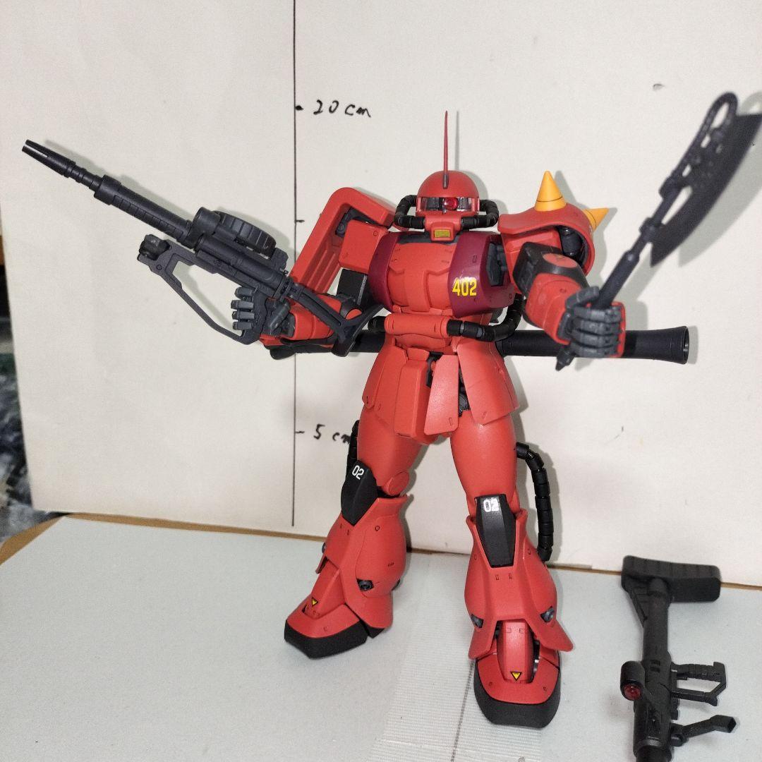 MG1/100 ジョニー・ライデン専用ザクⅡver2.0 塗装完成品 ガンプラ