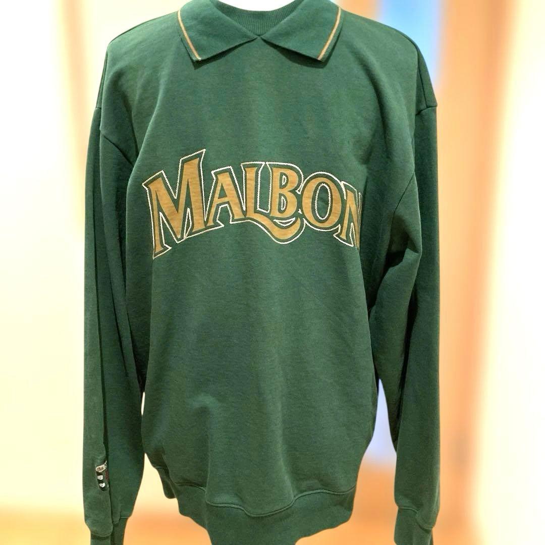 ＊マルボンゴルフ (Malbon Golf) 襟付きスウェットシャツ　トレーナー