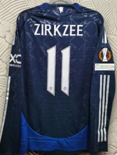 24/25 マンチェスター・ユナイテッド アウェイ 11番 ジルクゼー 長袖