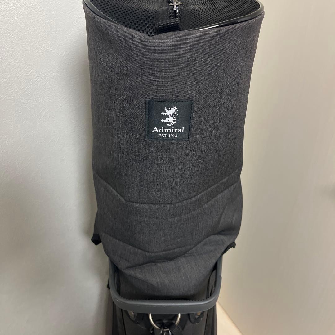 Admiral miral ゴルフバッグ ブラック/グレー