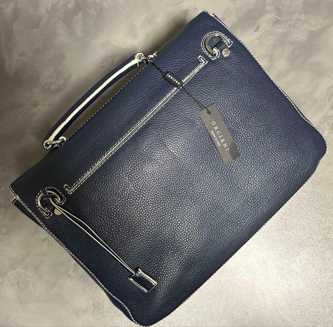 極美品　ORCIANI ブリーフケース　オルチアーニ　イタリアンレザー