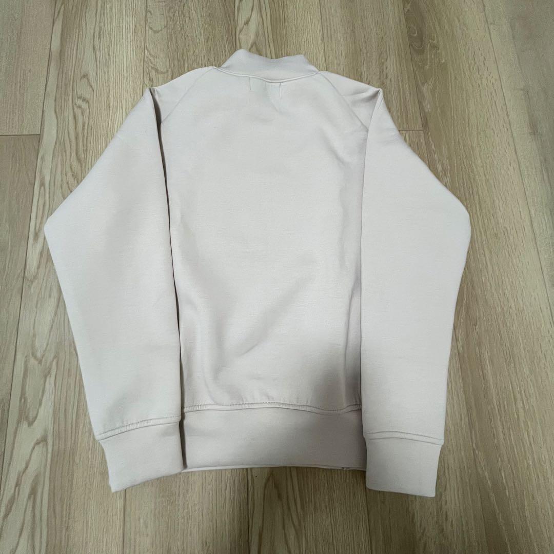 JUN＆ROPE エンボスロゴモックネック長袖プルオーバー