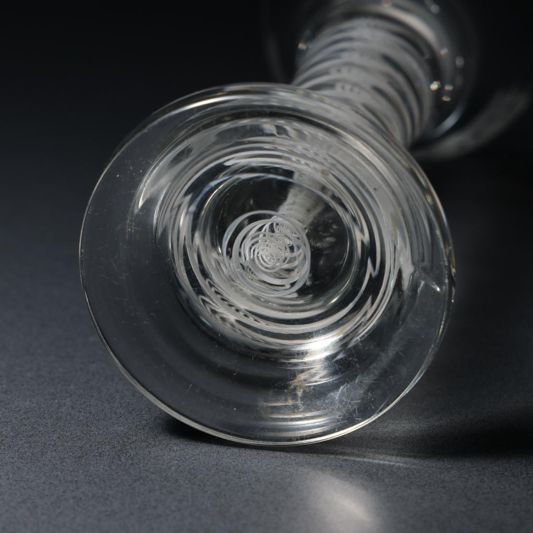 アンティークグラス　ベネチア　ツイストステムゴブレット　トナカイ　R1334ダI