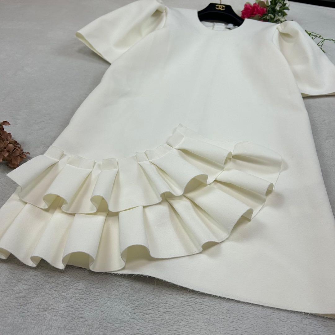 K833 美品 M エムエスジーエム めるる着用 ひざ丈ワンピース レディース