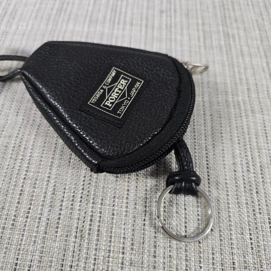 未使用　保管品　PORTER　CALM　KEY PACK　キーパック　レザー　黒