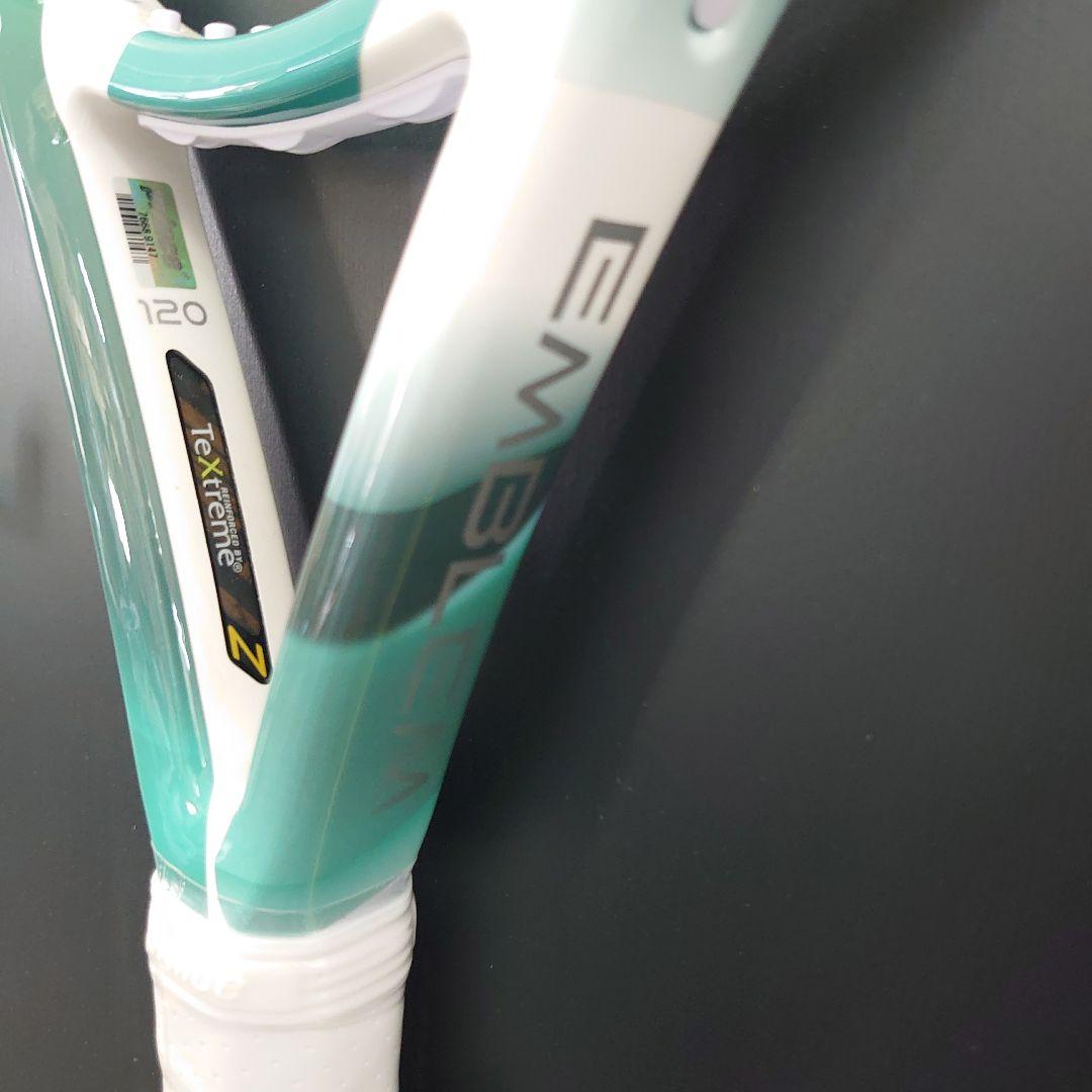 新品未使用　限定品　プリンステニスラケット　エンブレム　120 グリップ1