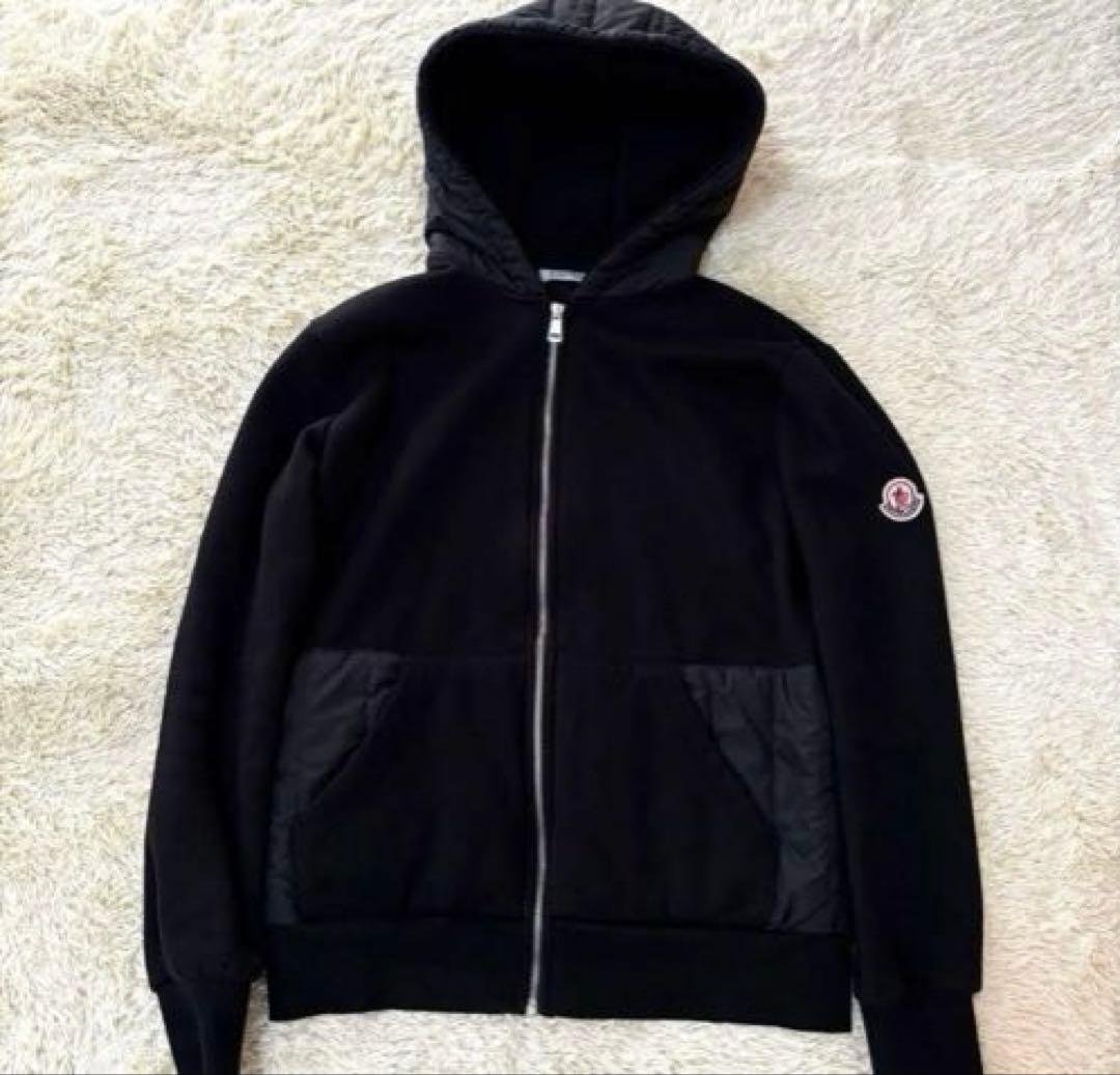 MONCLER モンクレール　ジップパーカー　黒　L