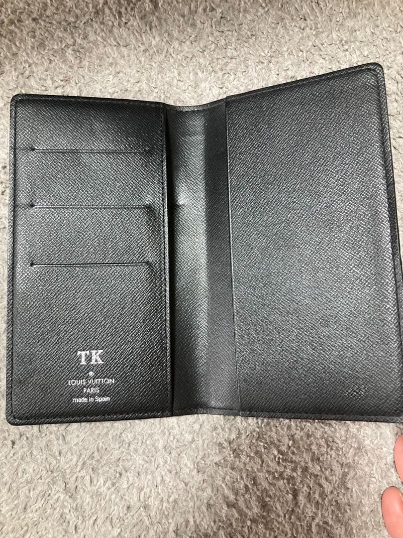 最終値下Louis Vuitton ダミエ ブラックレザー 手帳カバー