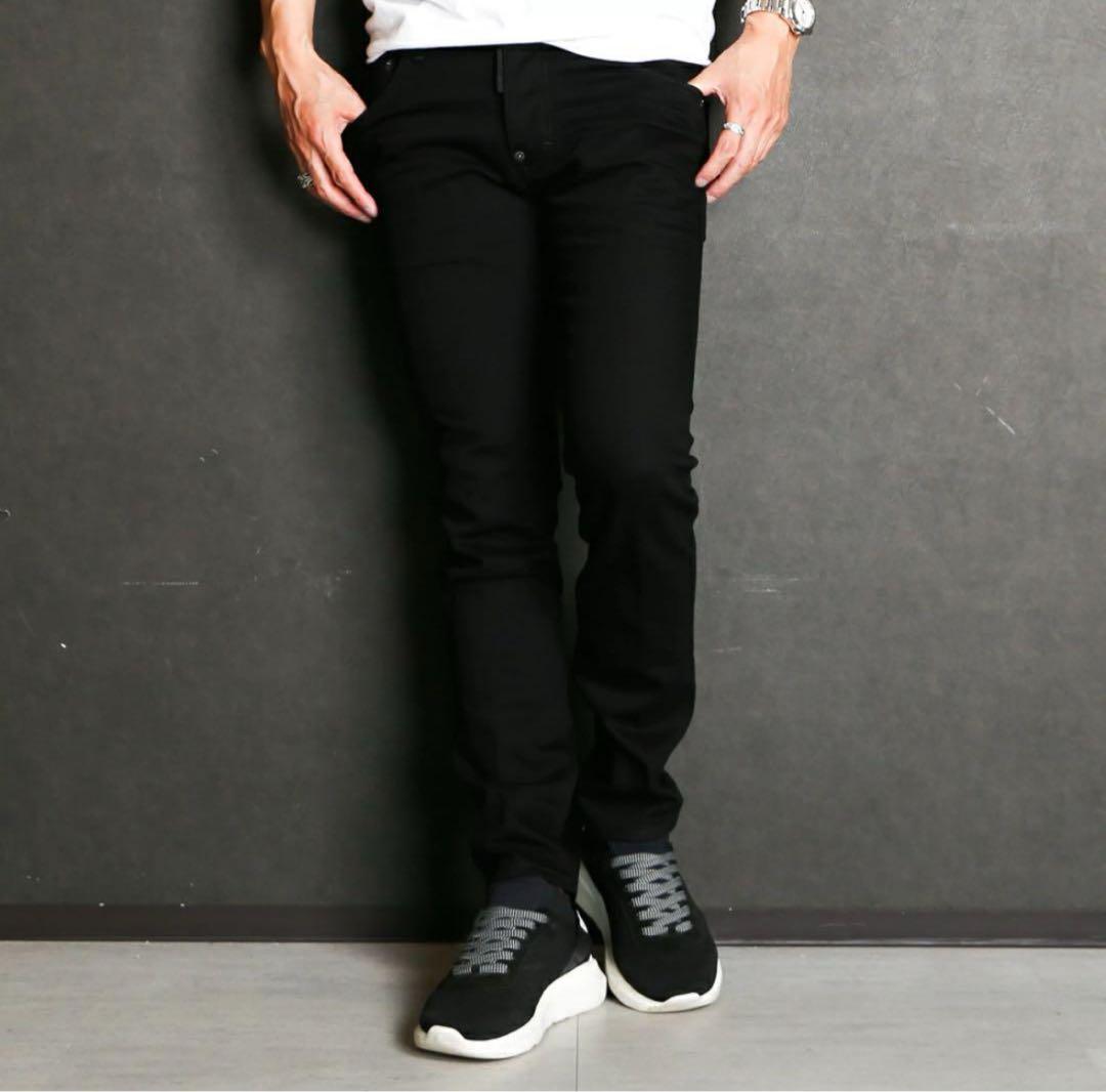 【超美品】DSQUARED2 クールガイ ブラックデニム 44 黒