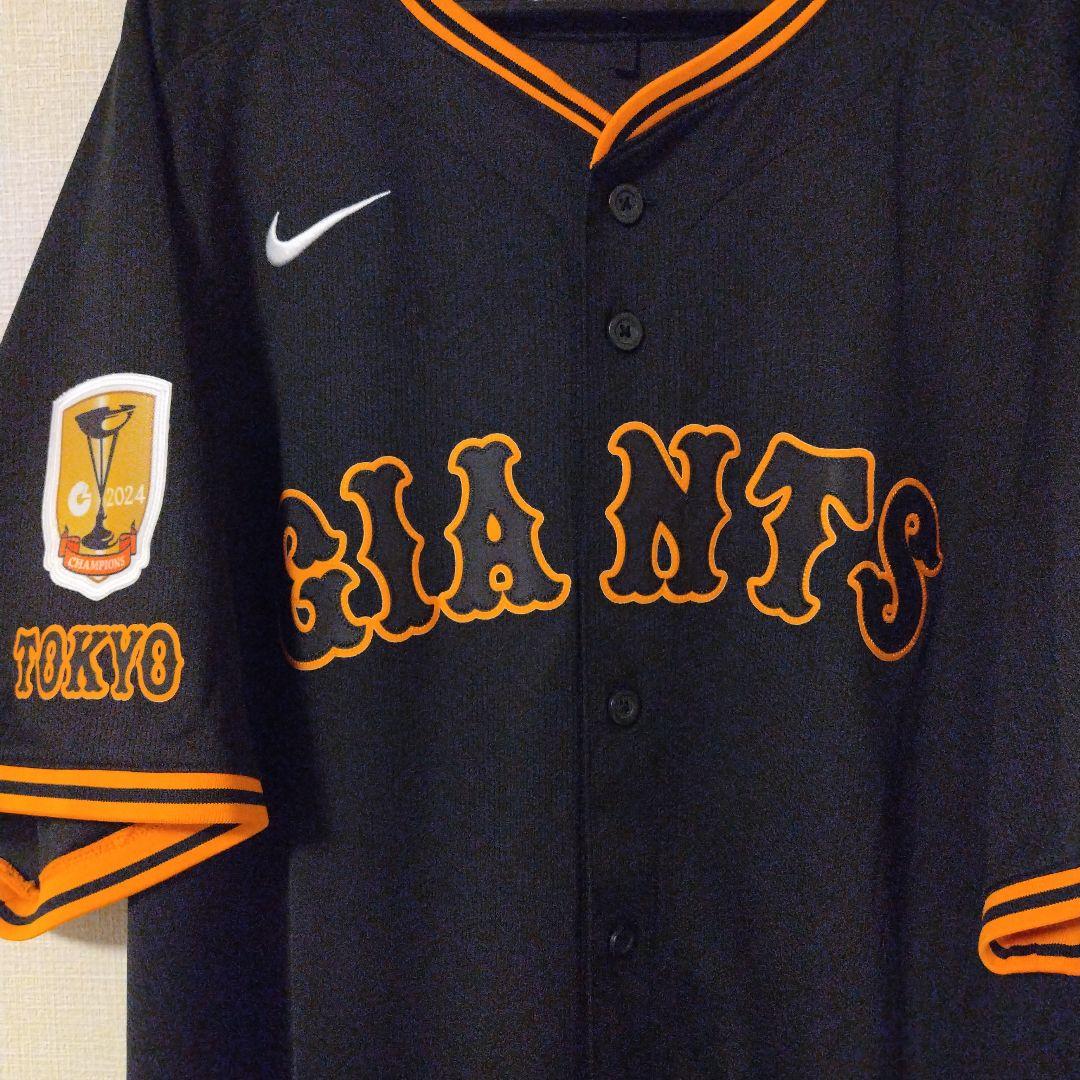 読売ジャイアンツ 坂本勇人 ブラックチャンピオンエンブレム ユニフォーム　XL