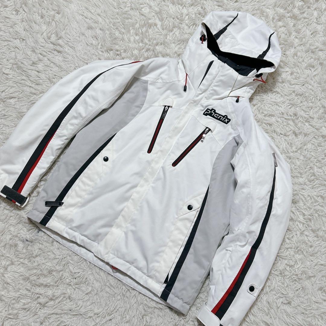 【2377】phenix スキーウェア スノーボードウェア　ジャケット　ホワイト