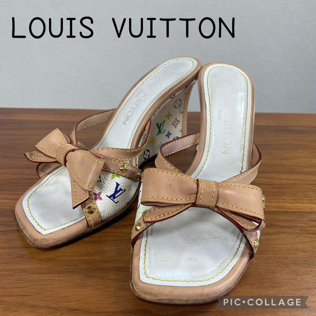 LOUIS VUITTON　ルイヴィトン★モノグラム　マルチカラー　ミュール