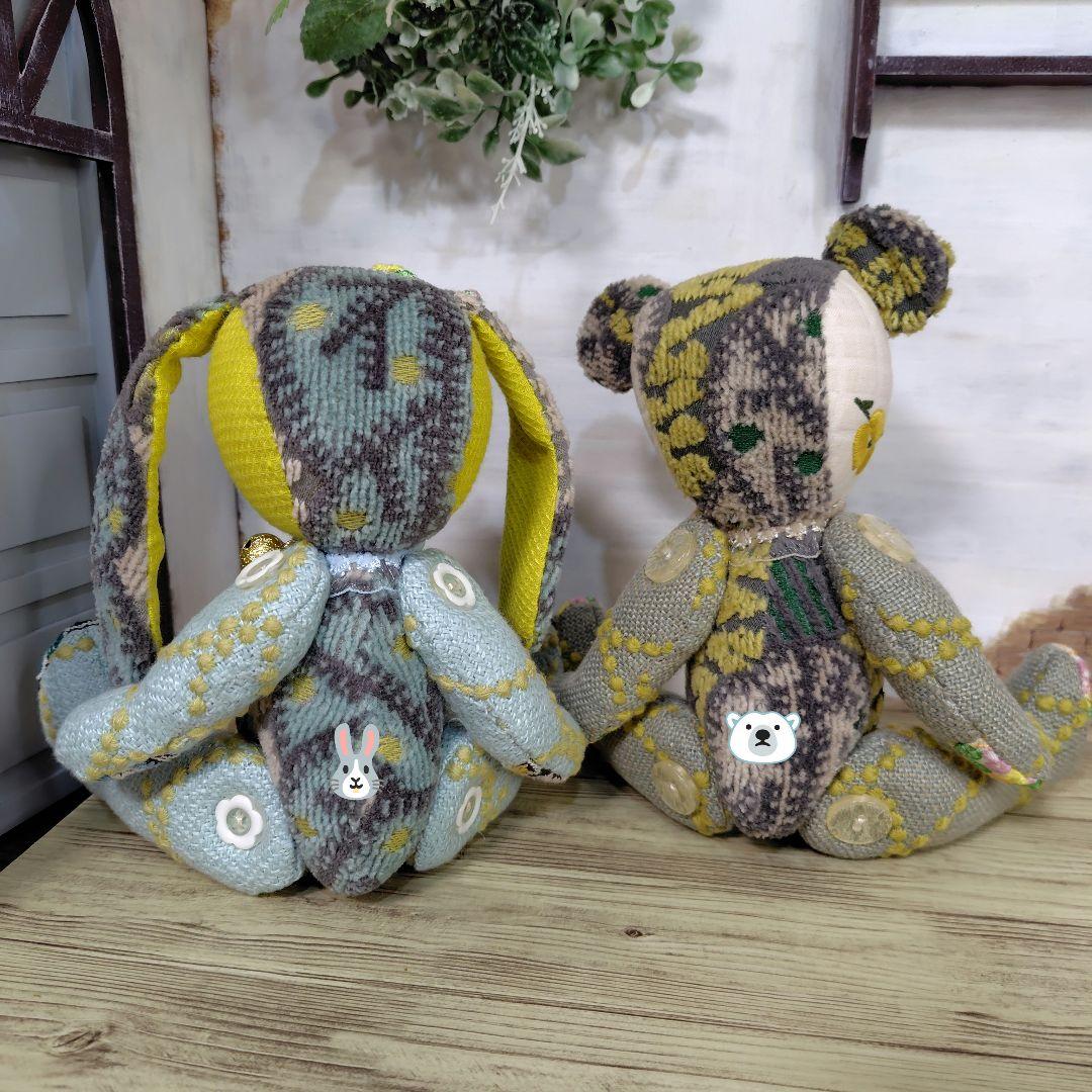 ミナペルホネン＊ハンドメイド＊ぬいぐるみ＊テディベア＊81