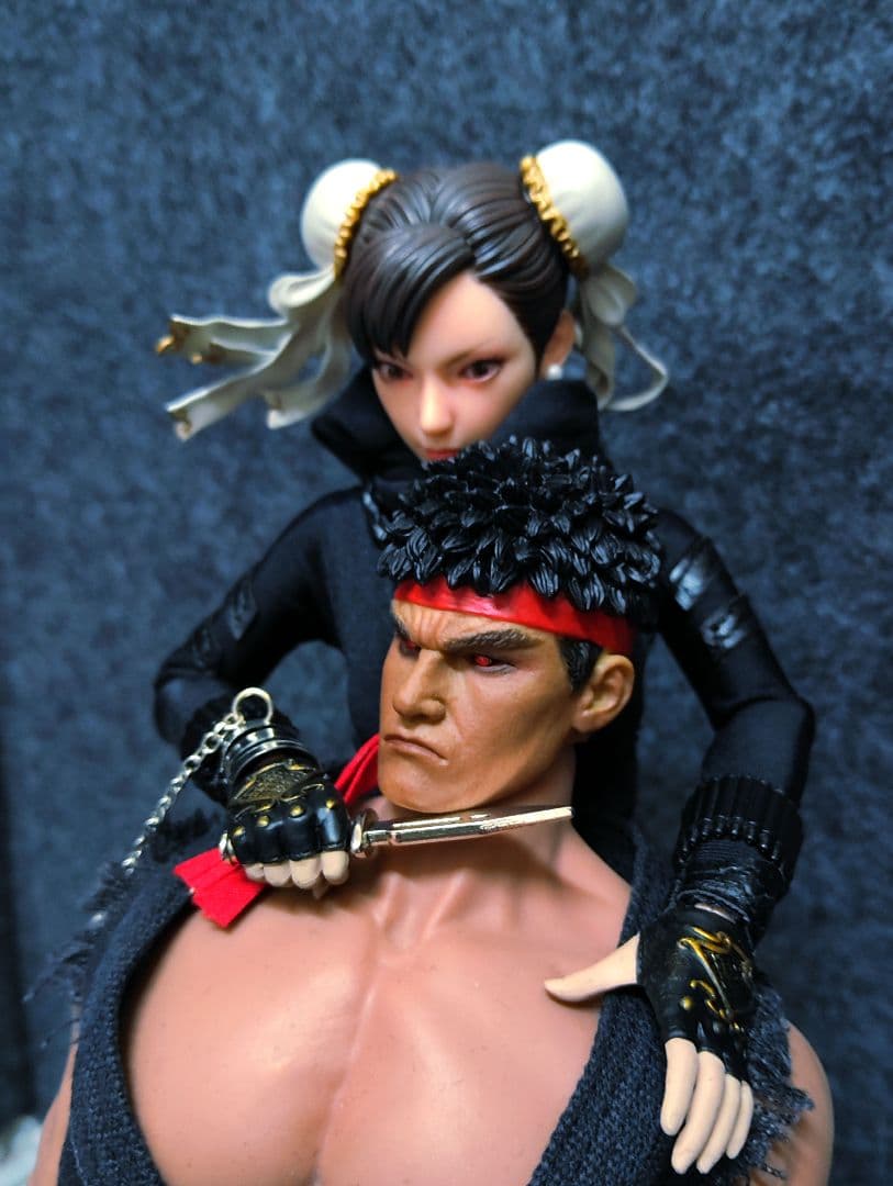 CAPCOM.1/6.春麗.[暗殺者(黒ver)]眼球可動!12/25迄の出品!