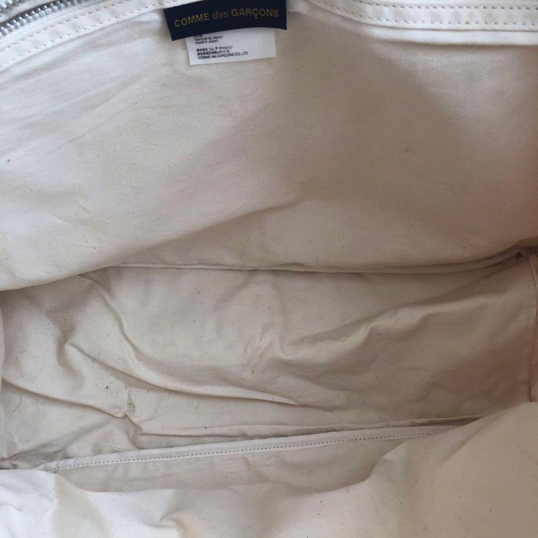 コムデギャルソン　キャンパス地バッグ　カバン　大きめbag 送料込み