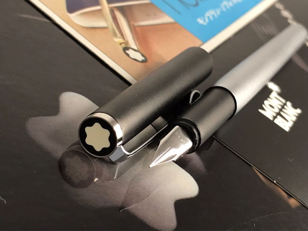 ⭐️非常に稀少なモデルNo1120ブラック&グラファイトメタリック仕上⭐️モンブラン