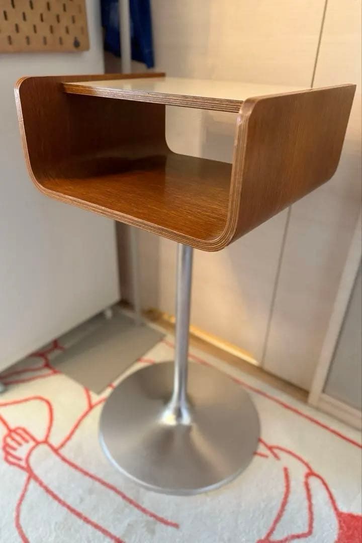 70年代　80年代　天童木工 ・電話台　古家具　サイドテーブル　70s 80s