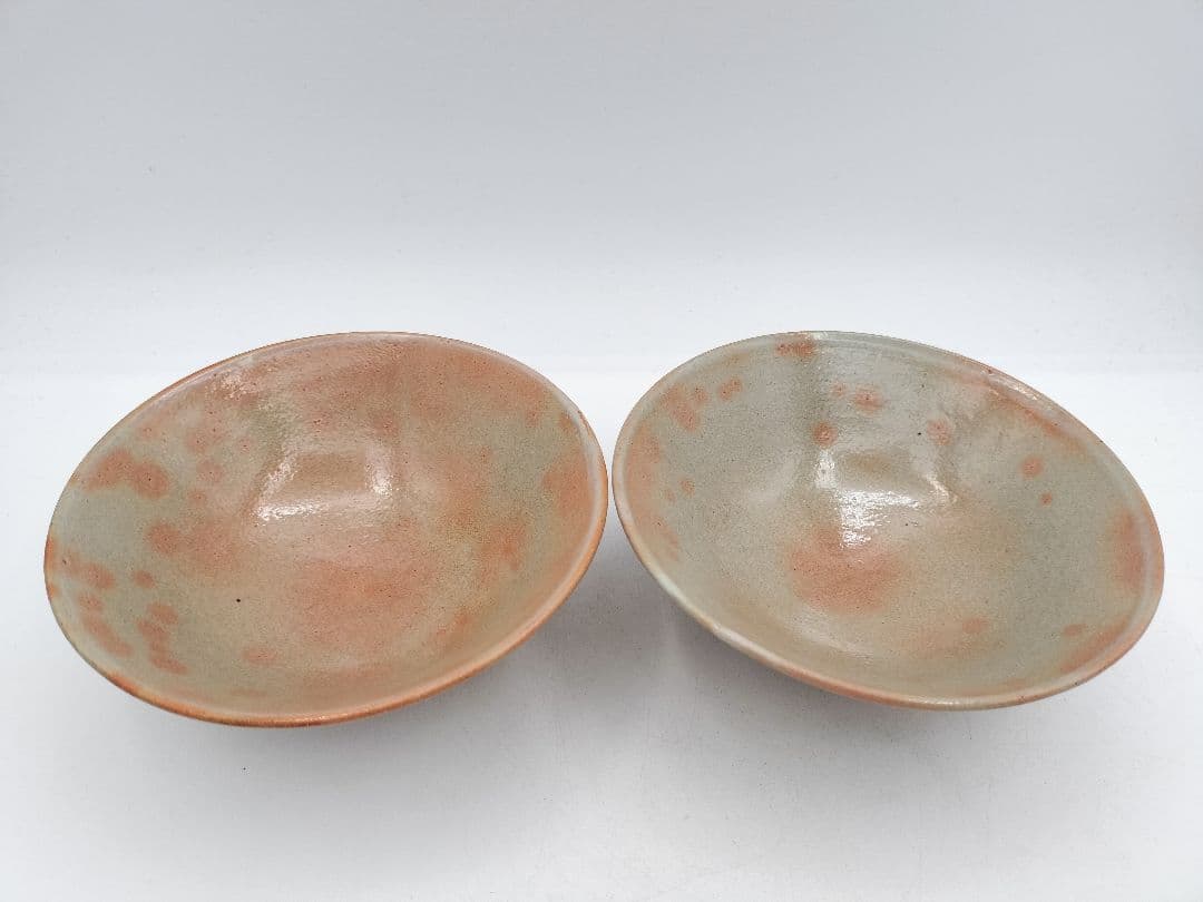 b437 平茶碗 狂言袴 10客 木箱 茶道具 古物