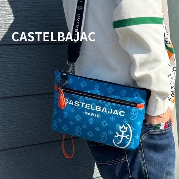 CASTELBAJAC サコッシュ クラッチバッグ サシャ Sacha ブルー
