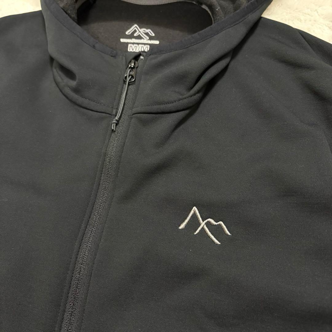 7mesh セブンメッシュ キャラハンフーディ 黒 パーカー