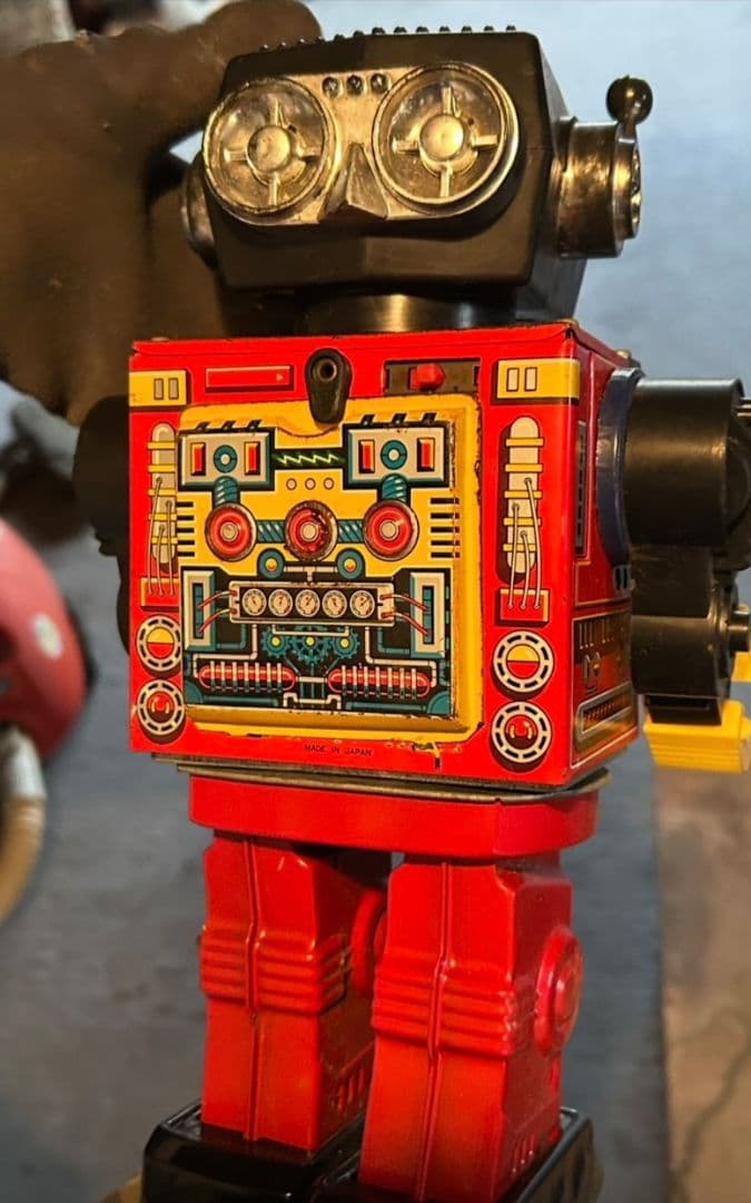 程度良好! ブリキ おもちゃ 堀川玩具 火星大王