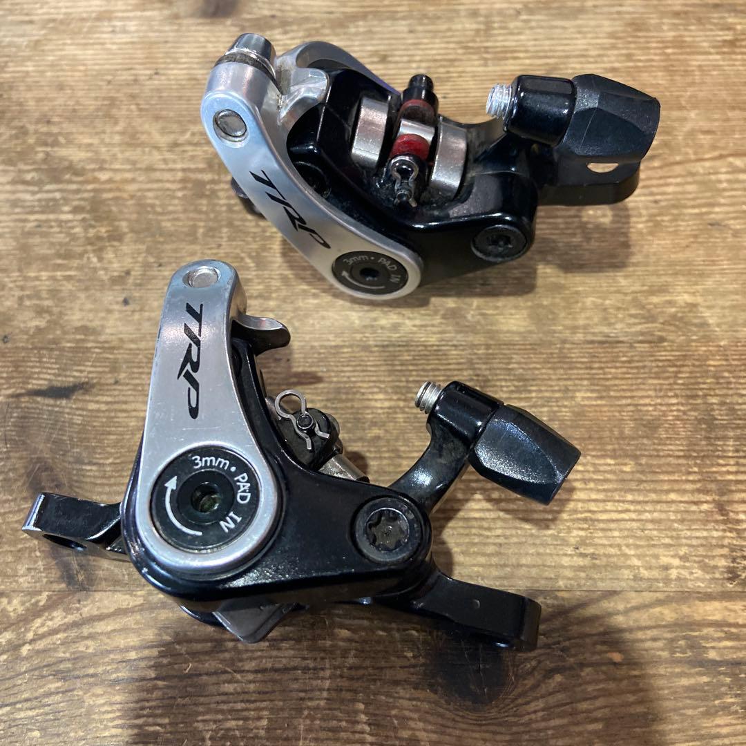 TRP SPYREディスクブレーキ 前後セット　ポストマウント　機械式　送料込み