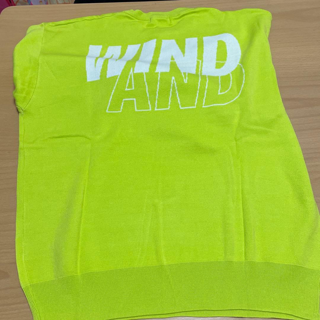 4*0様 蛍光イエロー ニット WIND AND SEA