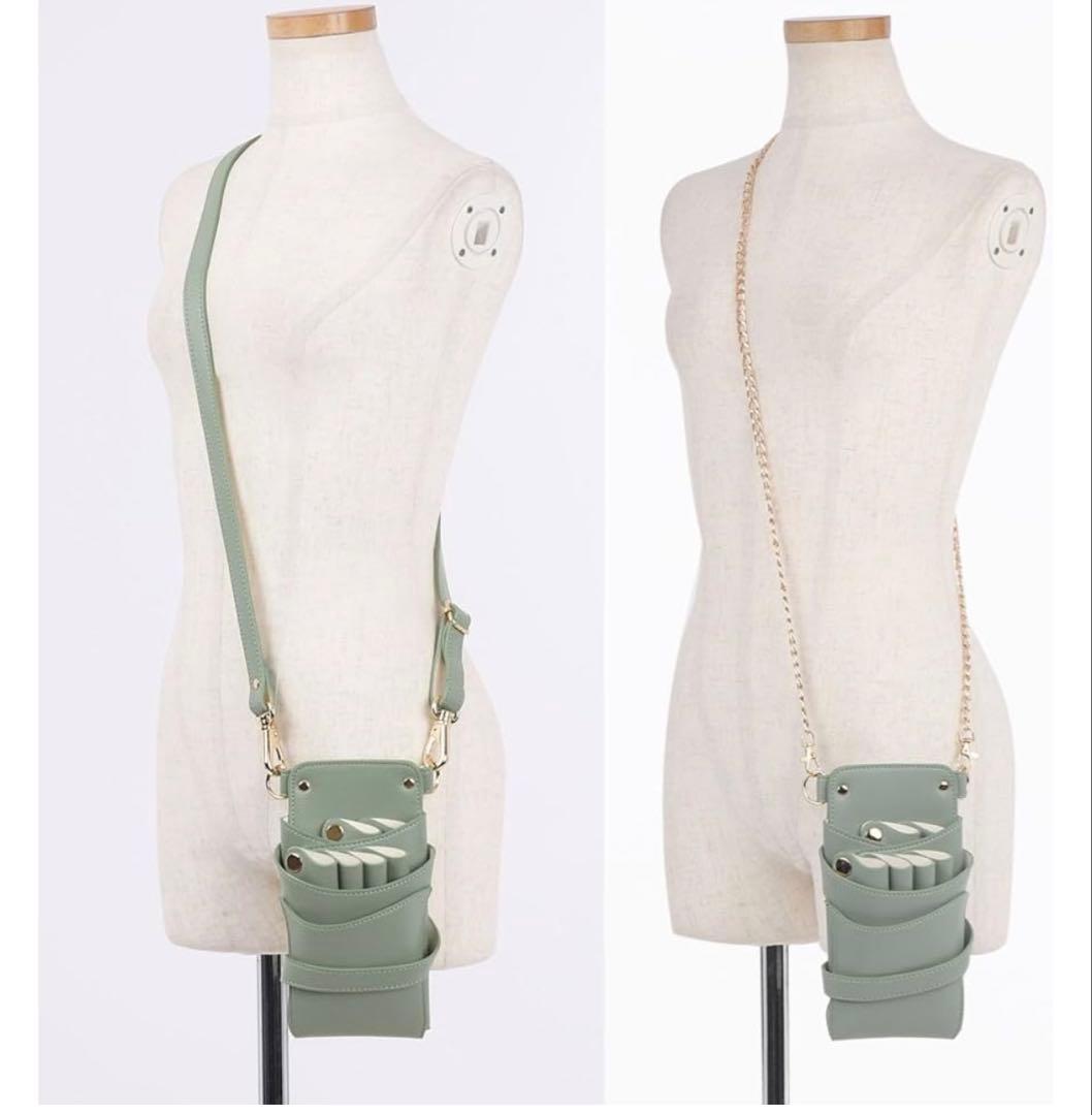 12699 DEEDS シエーナ チェーン付き グリーン 美容师トリマー