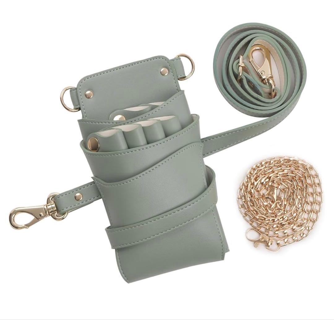 12699 DEEDS シエーナ チェーン付き グリーン 美容师トリマー