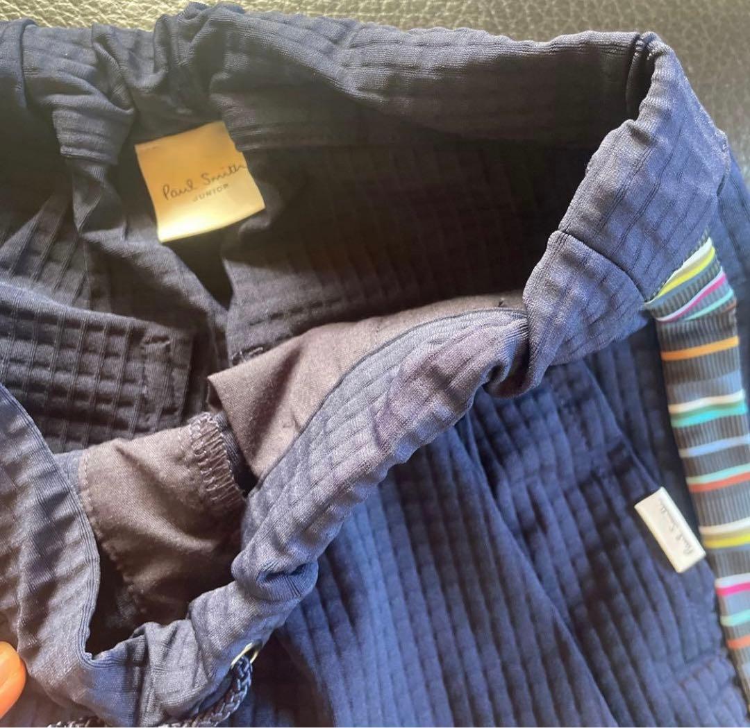 ストライプデザイン ネイビー長ズボン 150cm