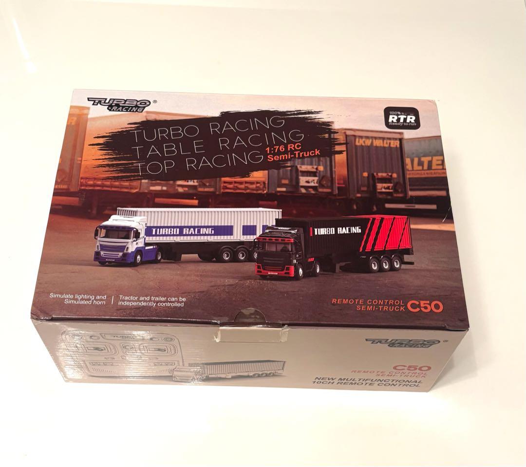 【新品未使用】turbo racing 1/76 c50 セミトレーラー