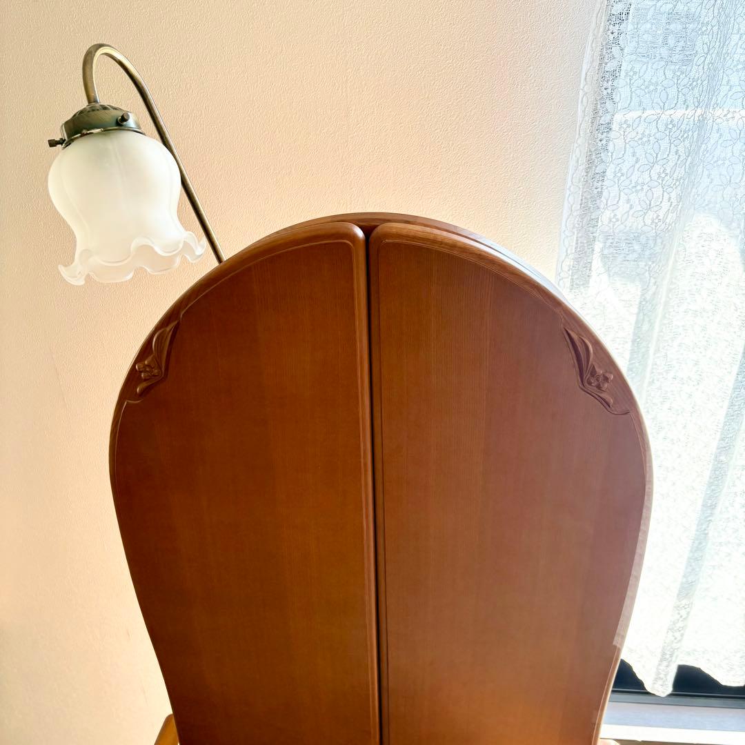 【大幅値下げ】木製三面鏡ドレッサー　別出品の椅子とセット購入をお願いします