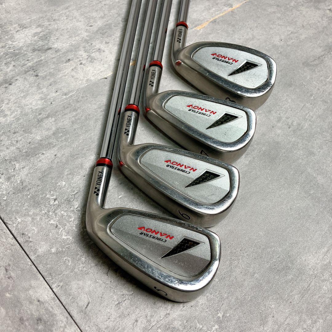 ヨネックス CYBERSTAR NANOV アイアン8本セット FLEX R