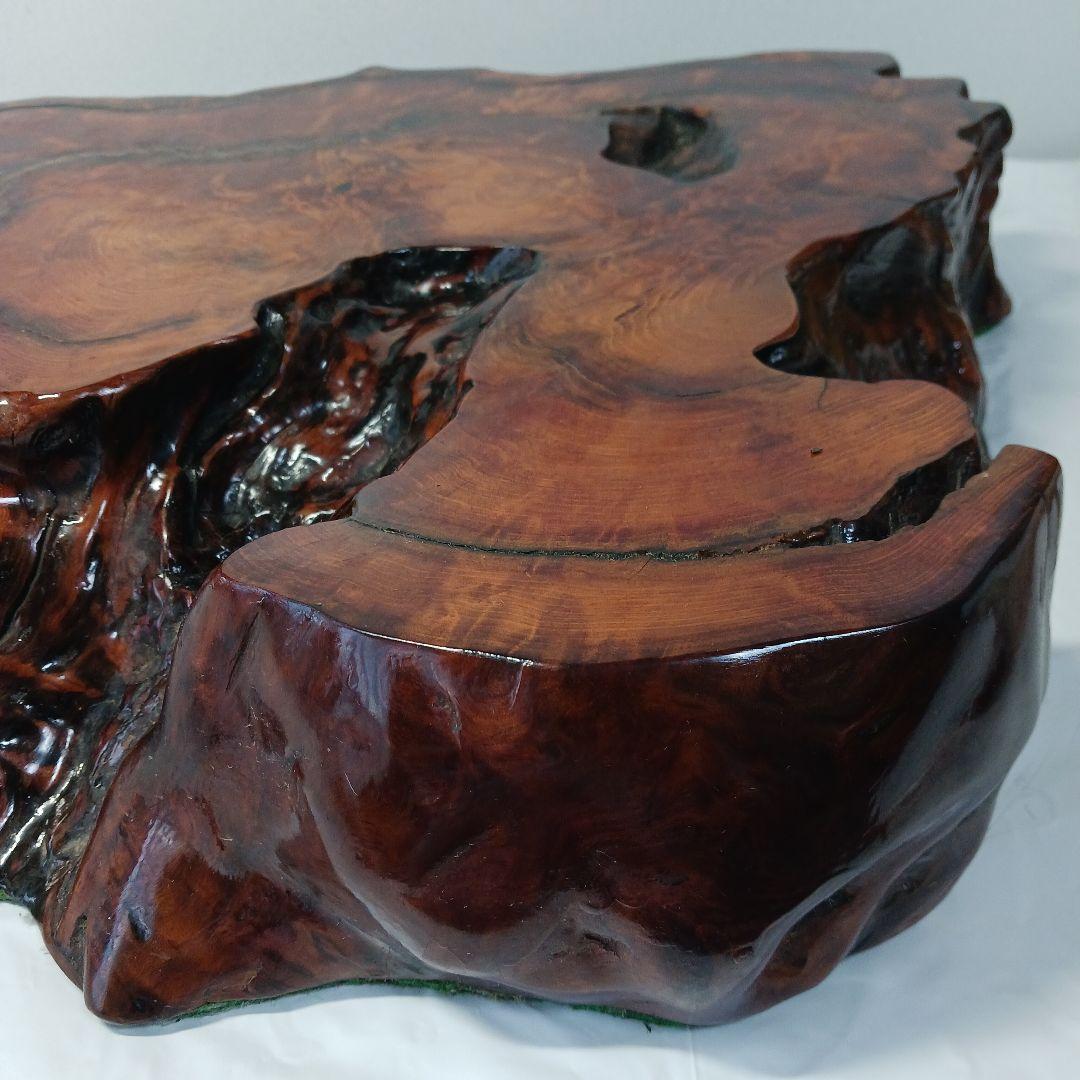 送料込み　屋久杉　希少厚切り台座