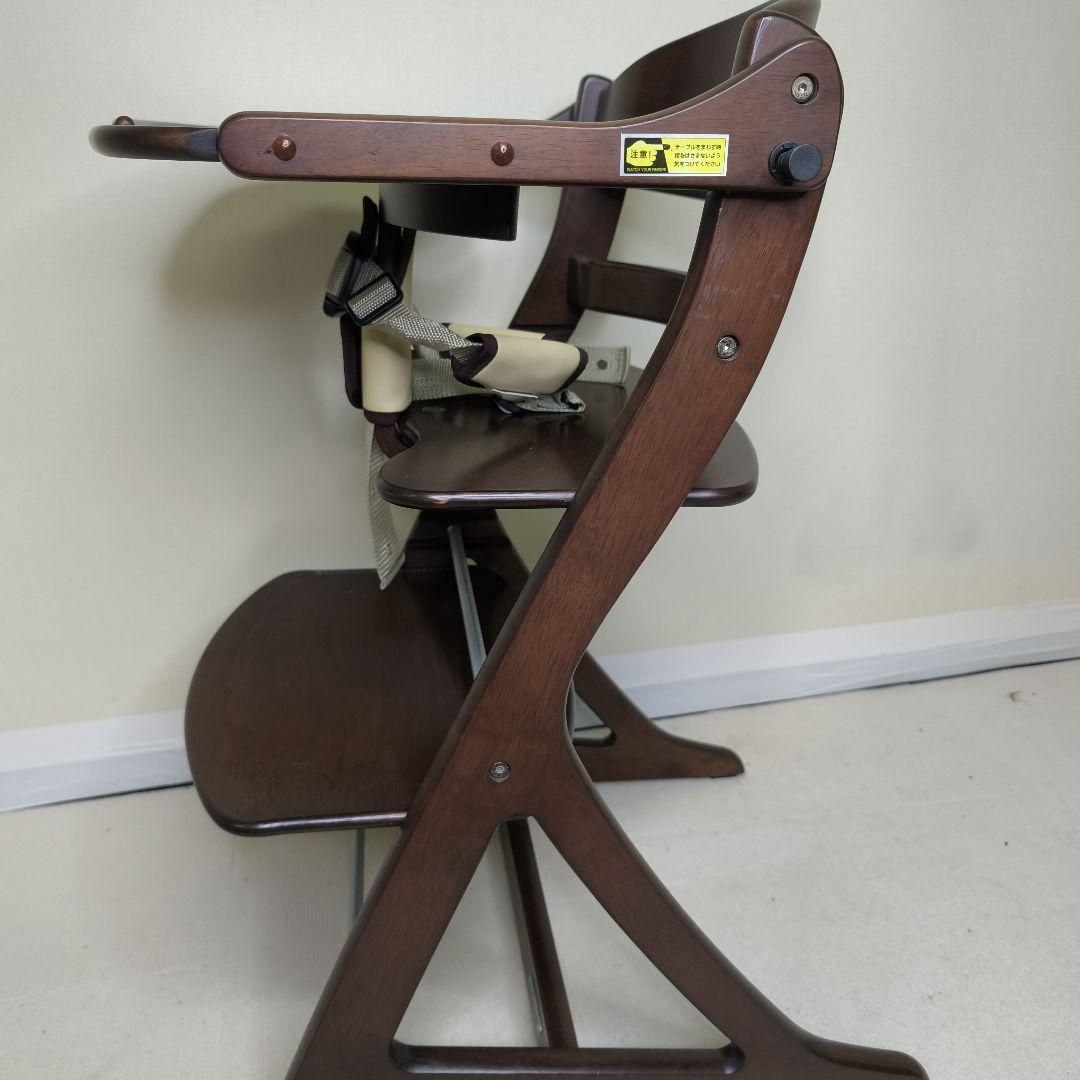 大和屋 すくすくチェアプラス ガードテーブル付 セーフティチェアベルト付
