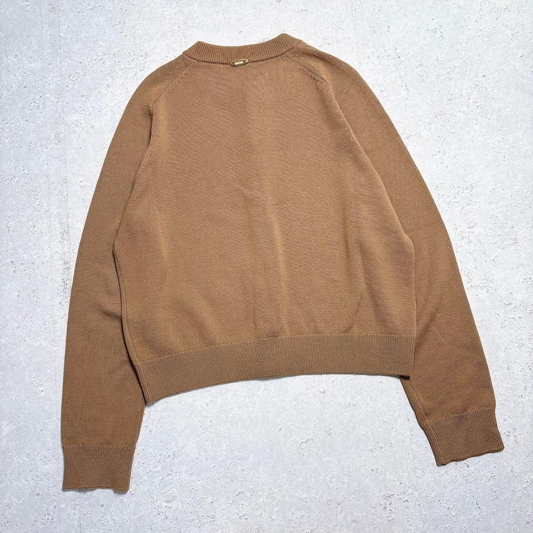 【２０２３】ドゥーズィエムクラス　 WISHクルーネックカーディガン　キャメル