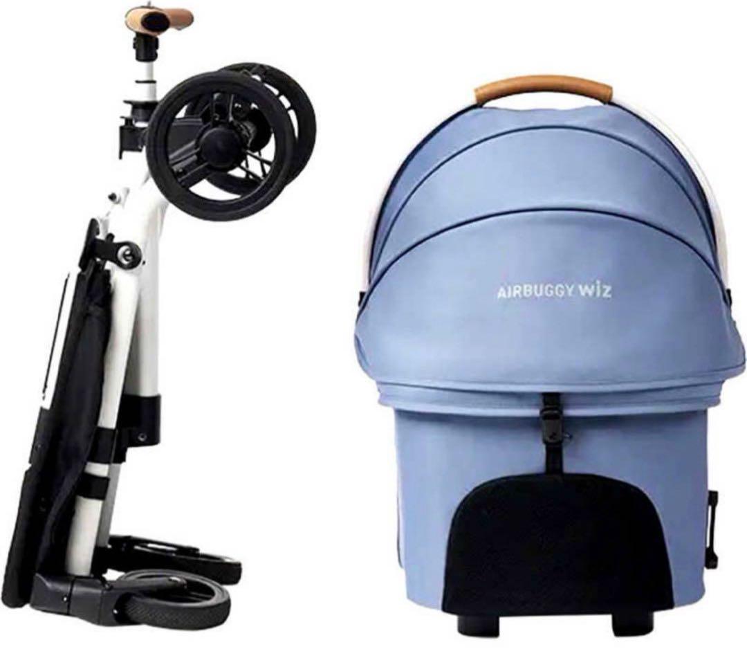 新品AirbuggyWizXペットカートエアバギー wiz xブルーグレイ限定