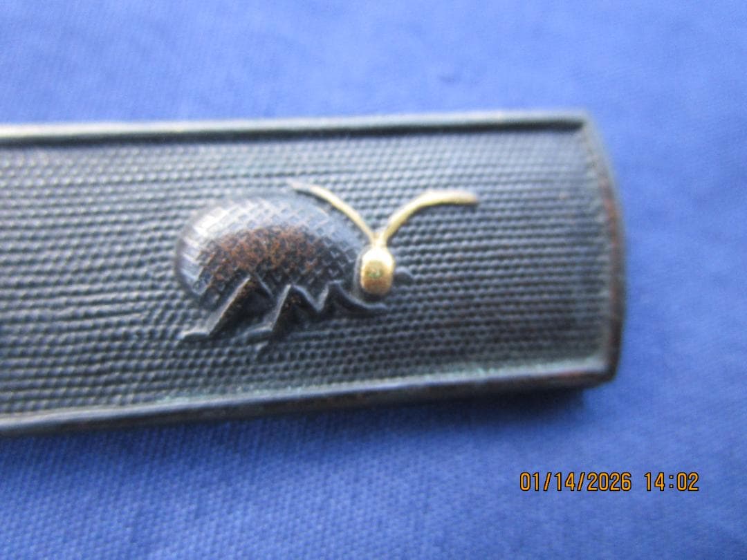 小柄　小刀　刀の備え付け　刃なし　良い細工・金象嵌等　程度良し　1本