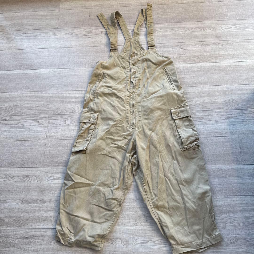 ヨウジヤマモト　ベージュ カーキ　オーバーオール