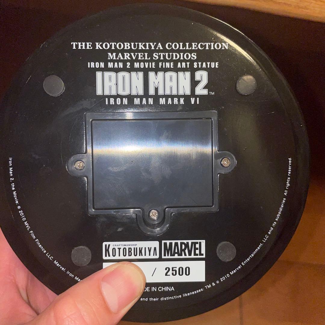 2500体限定　ムービーファインアートスタチュー アイアンマンMARK VI