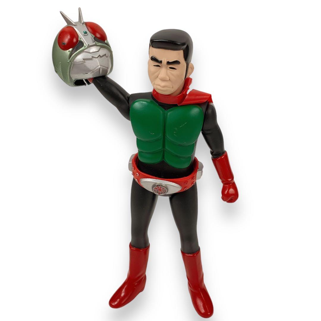 大野剣友会 アクションフィギュア 岡田勝 仮面ライダー新2号 ソフビ 面取れ