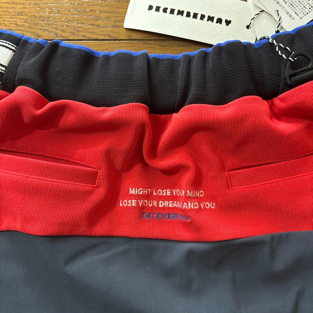 ディセンバーメイ ゴルフ スカート インナー付き 吸湿速乾 ストレッチバイカラー