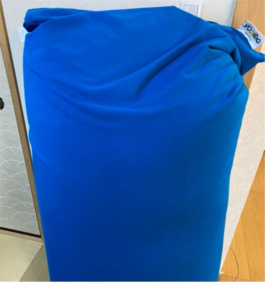 ふみ出品★Yogibo Max アクアブルー