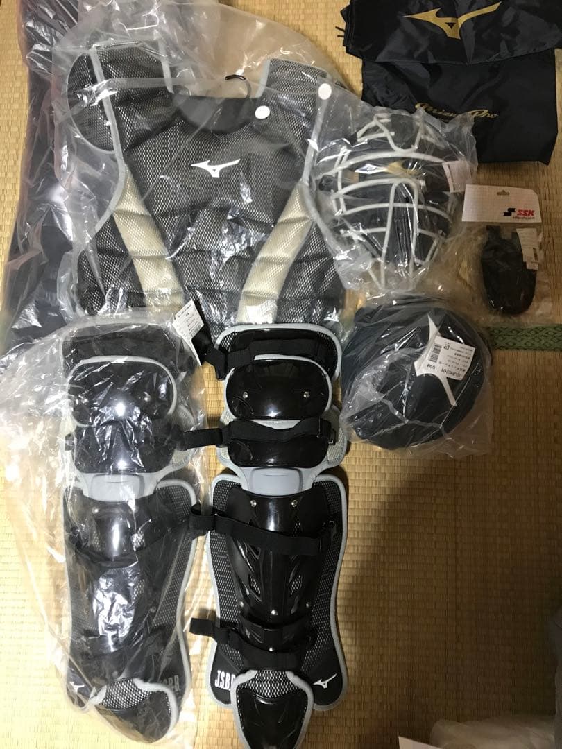 ミズノプロキャッチャー防具一式